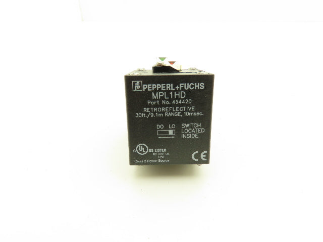 Pepperl+Fuchs MPL1HD Photoelectric Sensor Scanning Photo Head Retro