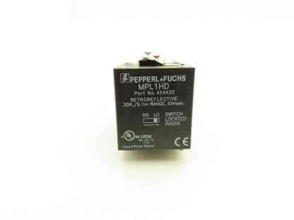 Pepperl+Fuchs MPL1HD Photoelectric Sensor Scanning Photo Head Retro