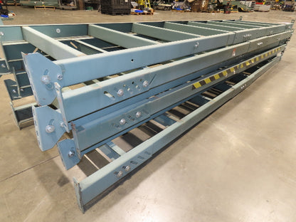 Hytrol 36"W Conveyor Leg Floor Support Heavy Duty 157-5/8" to 169-5/8"H Lot of 6