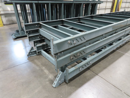 Hytrol 36"W Conveyor Leg Floor Support Heavy Duty 157-5/8" to 169-5/8"H Lot of 6