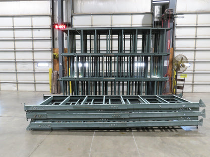 Hytrol 36"W Conveyor Leg Floor Support Heavy Duty 157-5/8" to 169-5/8"H Lot of 6