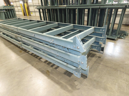 Hytrol 36"W Conveyor Leg Floor Support Heavy Duty 157-5/8" to 169-5/8"H Lot of 6