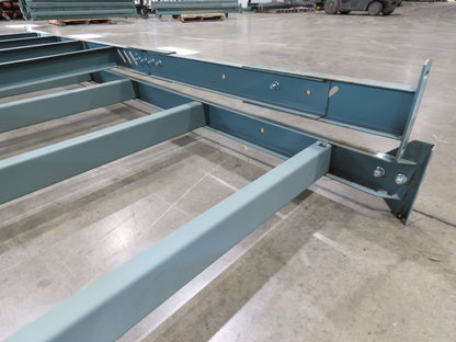 Hytrol 36"W Conveyor Leg Floor Support Heavy Duty 100-5/8" to 112-5/8"H Lot of 2