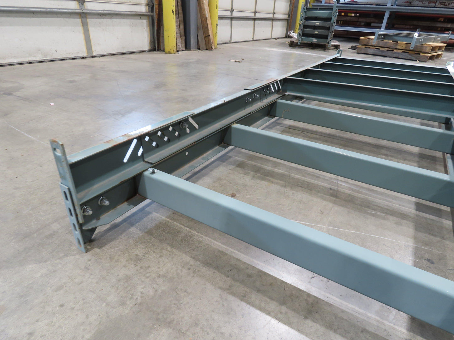 Hytrol 36"W Conveyor Leg Floor Support Heavy Duty 100-5/8" to 112-5/8"H Lot of 2