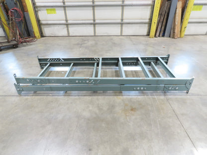 Hytrol 36"W Conveyor Leg Floor Support Heavy Duty 100-5/8" to 112-5/8"H Lot of 2