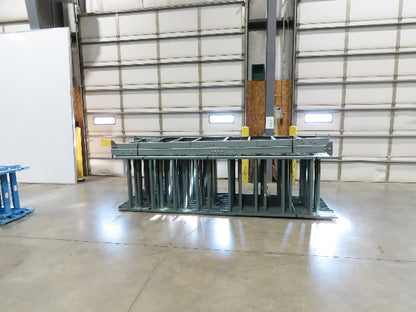 Hytrol 36"W Conveyor Leg Floor Support Heavy Duty 133-5/8" to 145-5/8"H Lot of 6