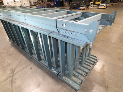 Hytrol 36"W Conveyor Leg Floor Support Heavy Duty 133-5/8" to 145-5/8"H Lot of 6