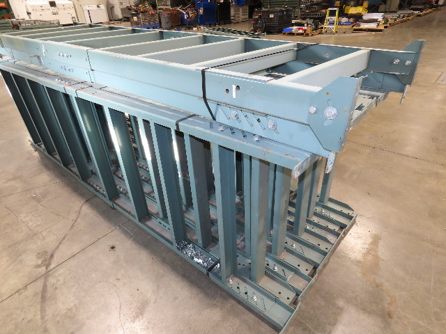 Hytrol 36"W Conveyor Leg Floor Support Heavy Duty 133-5/8" to 145-5/8"H Lot of 6