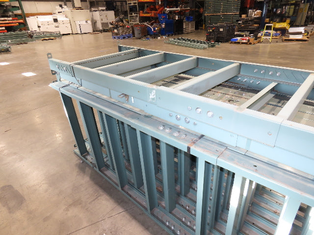 Hytrol 36"W Conveyor Leg Floor Support Heavy Duty 133-5/8" to 145-5/8"H Lot of 6