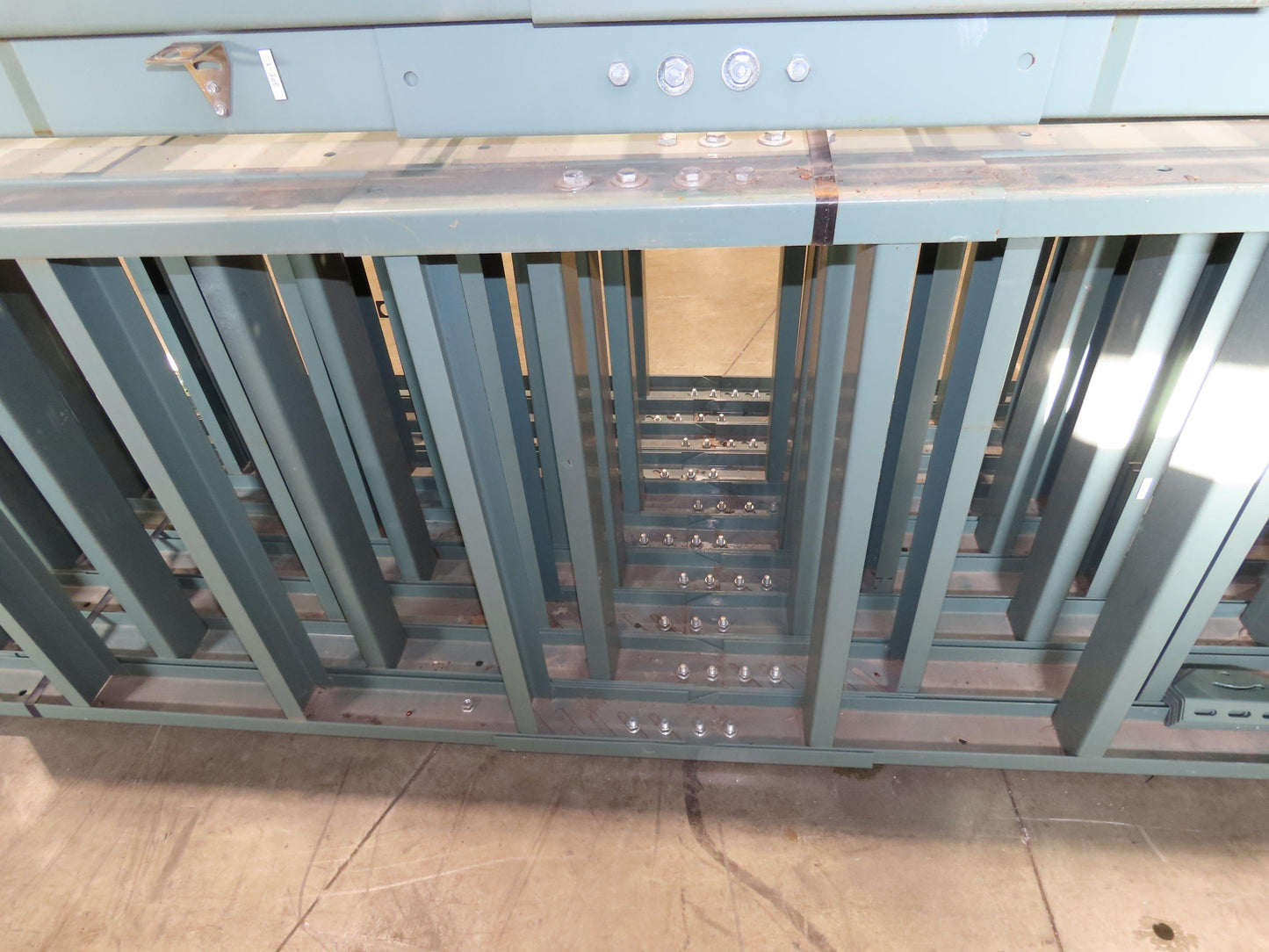 Hytrol 36"W Conveyor Leg Floor Support Heavy Duty 133-5/8" to 145-5/8"H Lot of 6