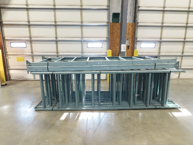 Hytrol 36"W Conveyor Leg Floor Support Heavy Duty 133-5/8" to 145-5/8"H Lot of 6