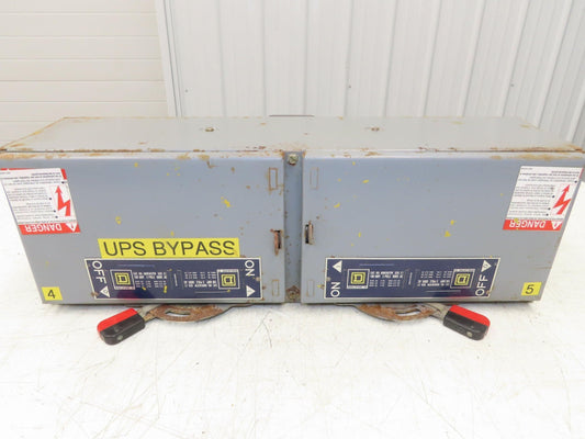 Square D QMB363TW Panelboard Twin Branch Switch 100A 600V 3P 3Ph Fusible E01