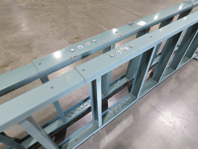 Hytrol 30"W Conveyor Leg Floor Support Heavy Duty 133-5/8" to 145-5/8"H Lot of 2