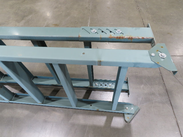 Hytrol 30"W Conveyor Leg Floor Support Heavy Duty 133-5/8" to 145-5/8"H Lot of 2