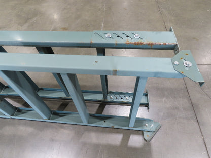 Hytrol 30"W Conveyor Leg Floor Support Heavy Duty 133-5/8" to 145-5/8"H Lot of 2