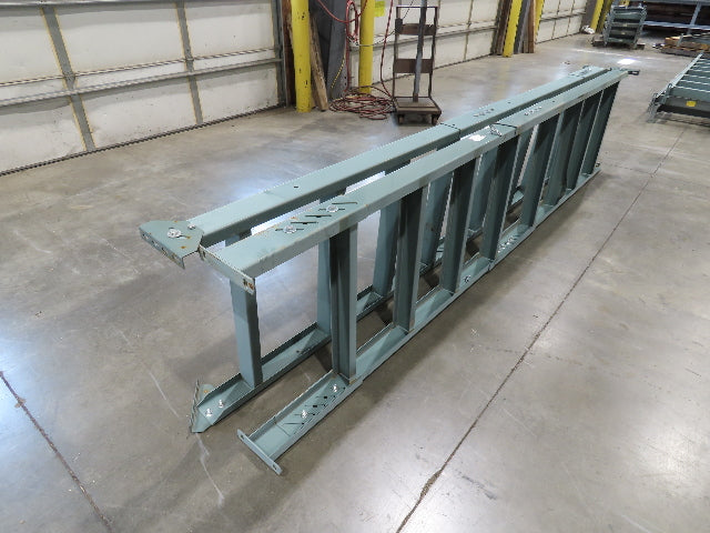 Hytrol 30"W Conveyor Leg Floor Support Heavy Duty 133-5/8" to 145-5/8"H Lot of 2