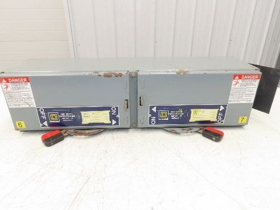 Square D QMB362TWRK Panelboard Twin Branch Switch 60A 600V 3P 3Ph Fusible E01