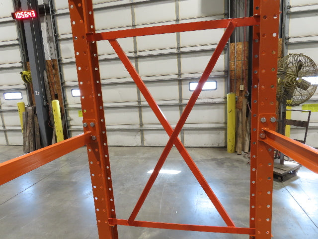 Cantilever Rack 2 W6-9 Post 2 Shelf 1-Side 96" 8' Upright 53"W 48" Arms 1620#