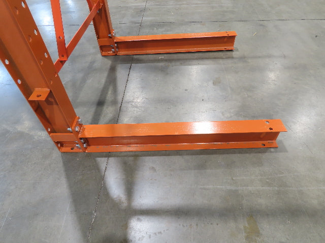 Cantilever Rack 2 W6-9 Post 2 Shelf 1-Side 96" 8' Upright 53"W 48" Arms 1620#