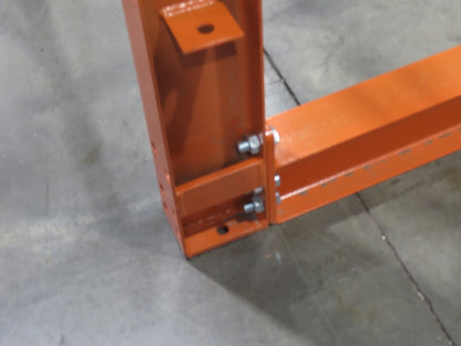 Cantilever Rack 2 W6-9 Post 2 Shelf 1-Side 96" 8' Upright 53"W 48" Arms 1620#