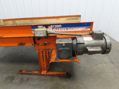 EMI Plastics RM/24/5/20 Flat Belt Incline Conveyor 24"x 5'L 20 FPM 115/230V 1PH