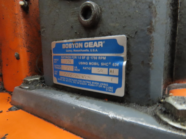 EMI Plastics RM/24/5/20 Flat Belt Incline Conveyor 24"x 5'L 20 FPM 115/230V 1PH