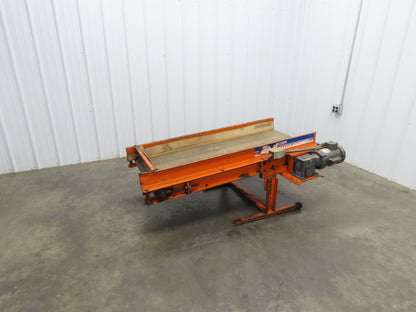 EMI Plastics RM/24/5/20 Flat Belt Incline Conveyor 24"x 5'L 20 FPM 115/230V 1PH