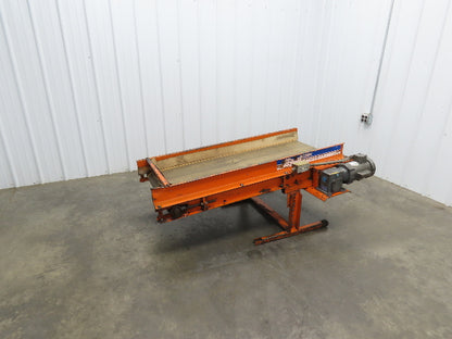 EMI Plastics RM/24/5/20 Flat Belt Incline Conveyor 24"x 5'L 20 FPM 115/230V 1PH