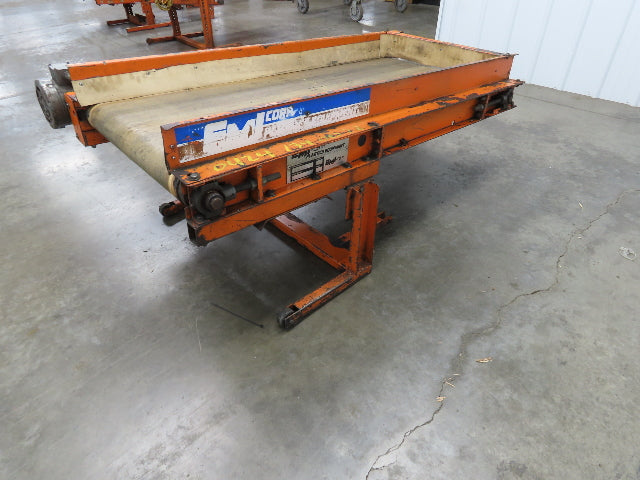 EMI Plastics RM/24/5/20 Flat Belt Incline Conveyor 24"x 5'L 20 FPM 115/230V 1PH