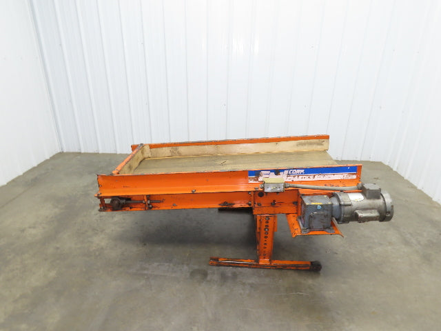 EMI Plastics RM/24/5/20 Flat Belt Incline Conveyor 24"x 5'L 20 FPM 115/230V 1PH
