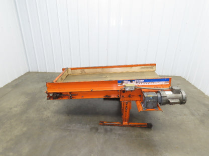 EMI Plastics RM/24/5/20 Flat Belt Incline Conveyor 24"x 5'L 20 FPM 115/230V 1PH