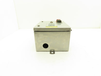 Allen-Bradley 509-ACD-1 Stainless Enclosed NEMA Motor Starter 600V 3PH
