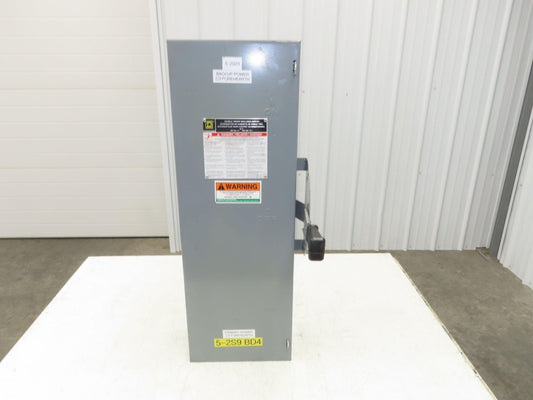 Square D DTU222 Double Throw Disconnect Switch Manual Transfer 60A 240V 1Ph F05