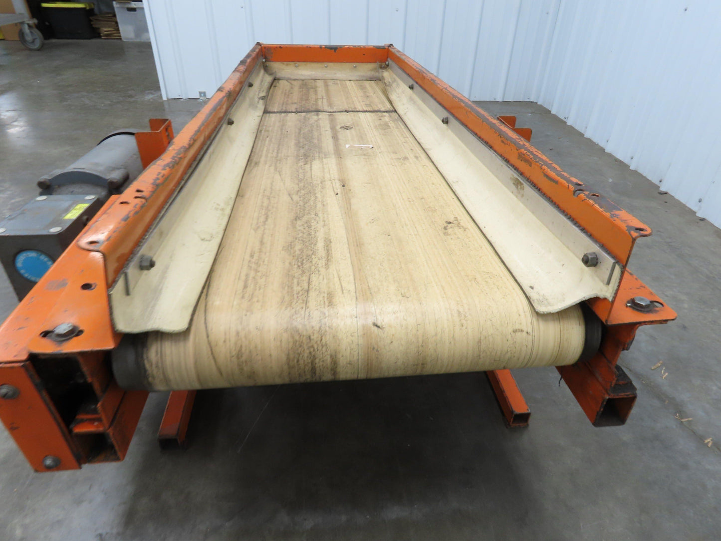 EMI Plastics RM-18-5-20 Flat Belt Incline Conveyor 18"x 5'L 20 FPM 115/230V 1PH