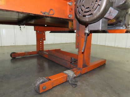 EMI Plastics RM-18-5-20 Flat Belt Incline Conveyor 18"x 5'L 20 FPM 115/230V 1PH