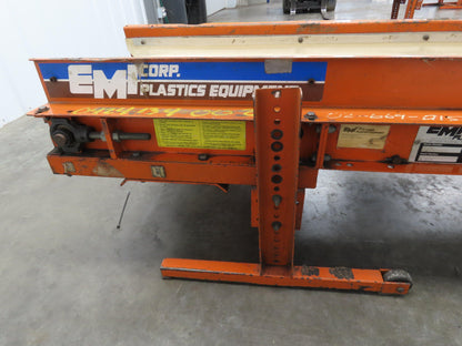 EMI Plastics RM-18-5-20 Flat Belt Incline Conveyor 18"x 5'L 20 FPM 115/230V 1PH