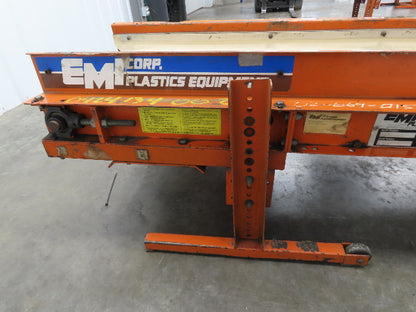 EMI Plastics RM-18-5-20 Flat Belt Incline Conveyor 18"x 5'L 20 FPM 115/230V 1PH