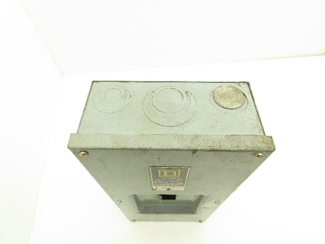 Square D FA-100-S Circuit Breaker Enclosure 600V 100Amp Series E1