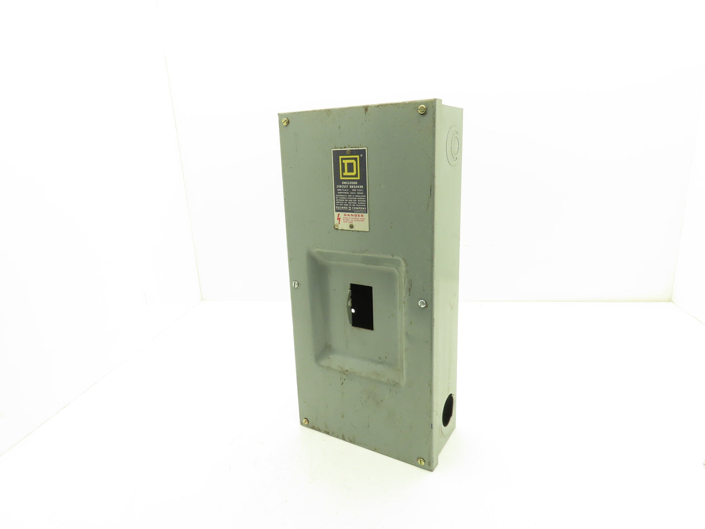 Square D FA-100-S Circuit Breaker Enclosure 600V 100Amp Series E1