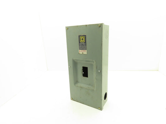 Square D FA-100-S Circuit Breaker Enclosure 600V 100Amp Series E1