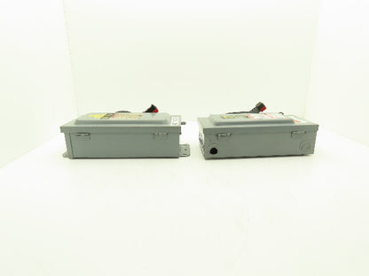 Square D H361 Safety Disconnect Switch Fusible 30A 3PH Series E1 Mixed Lot of 2