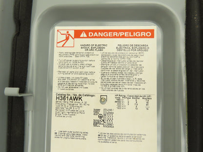 Square D H361 Safety Disconnect Switch Fusible 30A 3PH Series E1 Mixed Lot of 2