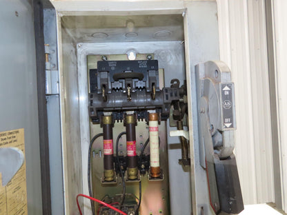 Allen-Bradley 512-AAB-24R Combination Starter NEMA Size 0 Fusible 600V 3PH