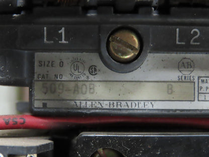 Allen-Bradley 512-AAB-24R Combination Starter NEMA Size 0 Fusible 600V 3PH