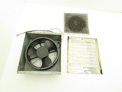 Hammond XF10115 Filtered Fan Box 560CFM 115V 11.13" Square Box 4.56" Deep