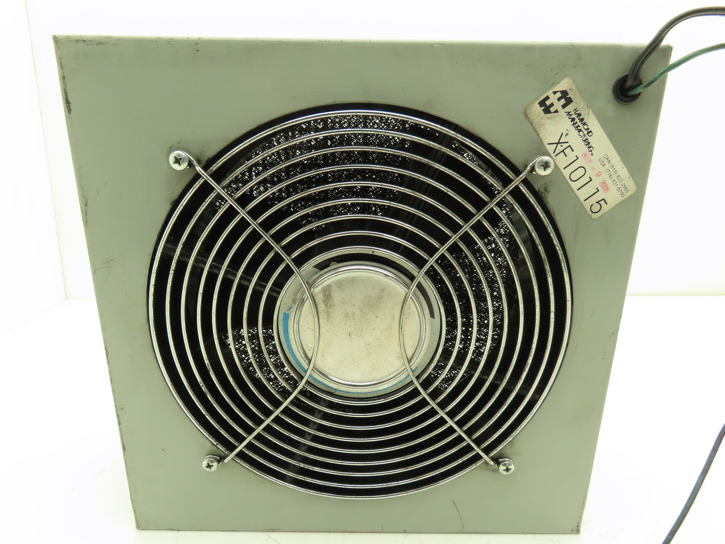 Hammond XF10115 Filtered Fan Box 560CFM 115V 11.13" Square Box 4.56" Deep