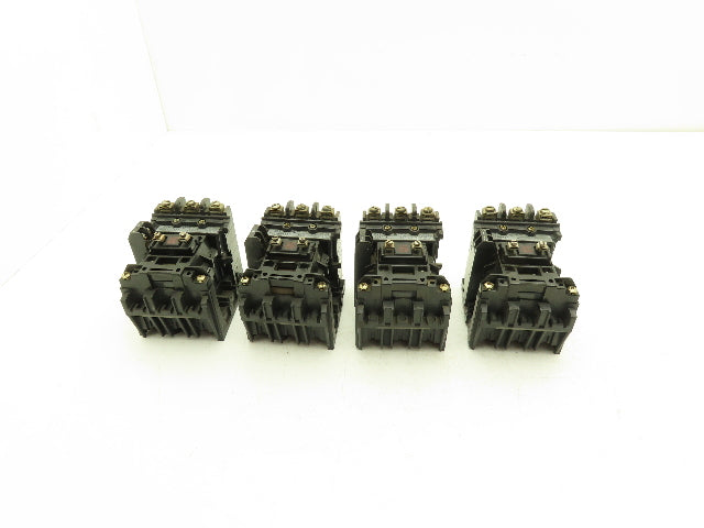 Allen Bradley 500-B0DX21 Motor Starter Series B 10Hp 27A 3P 120V Coil Lot of 4