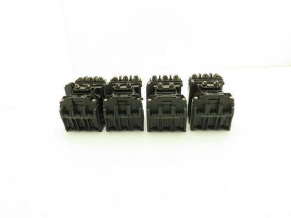 Allen Bradley 500-B0DX21 Motor Starter Series B 10Hp 27A 3P 120V Coil Lot of 4