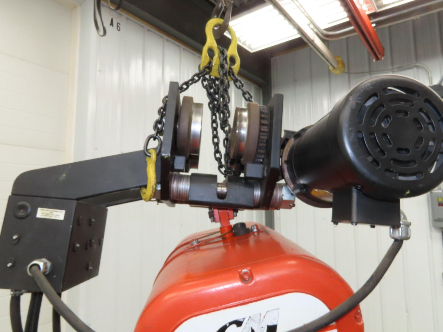 CM Lodestar RRT2 3 Ton Electric Chain Hoist 13' Lift 11/3.5FPM 635 Power Trolley