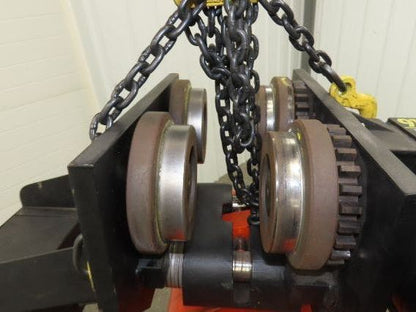 CM Lodestar RRT2 3 Ton Electric Chain Hoist 13' Lift 11/3.5FPM 635 Power Trolley